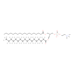 ChemSpider 2D Image | (2R)-2-[(~2~H_35_)Octadecanoyloxy]-3-(stearoyloxy)propyl 2-(trimethylammonio)ethyl phosphate | C44H53D35NO8P