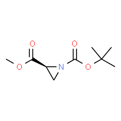 ChemSpider 2D Image | 1-tert-Butyl-2-methyl-(2S)-aziridin-1,2-dicarboxylat | C9H15NO4