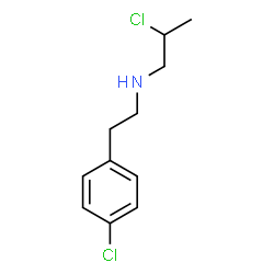 ChemSpider 2D Image | 2-Chloro-N-[2-(4-chlorophenyl)ethyl]-1-propanamine | C11H15Cl2N
