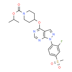 ChemSpider 2D Image | APD668 | C21H24FN5O5S