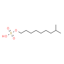 ChemSpider 2D Image | 8-Methylnonyl hydrogen sulfate | C10H22O4S