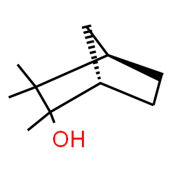 ChemSpider 2D Image | (1S,4R)-2,3,3-Trimethylbicyclo[2.2.1]heptan-2-ol | C10H18O
