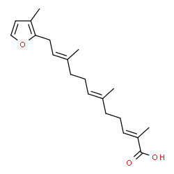 ChemSpider 2D Image | saurufuran B | C20H28O3
