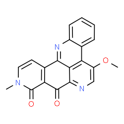 ChemSpider 2D Image | 5-methoxyneoamphimedine | C20H13N3O3