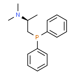 ChemSpider 2D Image | (2S)-1-(Diphenylphosphino)-N,N-dimethyl-2-propanamine | C17H22NP