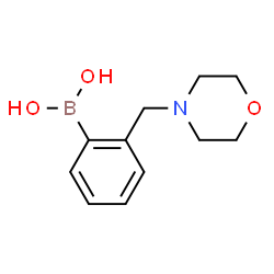 ChemSpider 2D Image | 2-(Morpholinomethyl)phenylboronic acid | C11H16BNO3