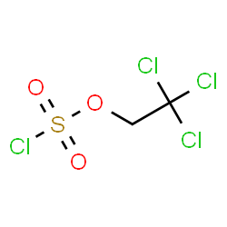 ChemSpider 2D Image | 2,2,2-Trichloroethyl sulfurochloridate | C2H2Cl4O3S