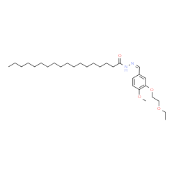 ChemSpider 2D Image | N'-{(Z)-[3-(2-Ethoxyethoxy)-4-methoxyphenyl]methylene}octadecanehydrazide | C30H52N2O4