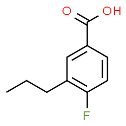 ChemSpider 2D Image | 4-Fluoro-3-propylbenzoic acid | C10H11FO2