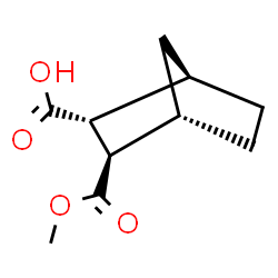 ChemSpider 2D Image | (1R,2R,3R,4S)-3-(Methoxycarbonyl)bicyclo[2.2.1]heptane-2-carboxylic acid | C10H14O4