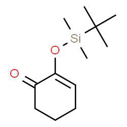 ChemSpider 2D Image | 2-{[Dimethyl(2-methyl-2-propanyl)silyl]oxy}-2-cyclohexen-1-one | C12H22O2Si