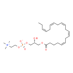 ChemSpider 2D Image | LysoPC(20:5(5Z,8Z,11Z,14Z,17Z)) | C28H48NO7P