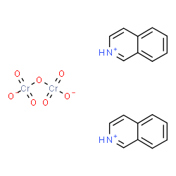 ChemSpider 2D Image | isoquinolin-2-ium; oxido-(oxido-dioxo-chromio)oxy-dioxo-chromium | C18H16Cr2N2O7
