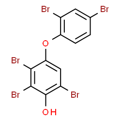 ChemSpider 2D Image | 2,3,6-Tribromo-4-(2,4-dibromophenoxy)phenol | C12H5Br5O2