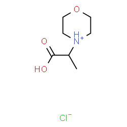ChemSpider 2D Image | 2-Morpholinepropanoic acid HCl | C7H14ClNO3