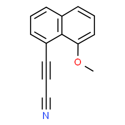 ChemSpider 2D Image | 3-(8-Methoxy-1-naphthyl)-2-propynenitrile | C14H9NO