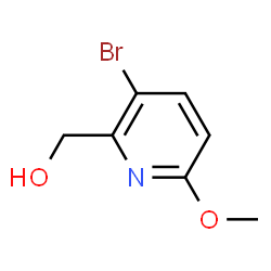 ChemSpider 2D Image | (3-Bromo-6-methoxy-2-pyridinyl)methanol | C7H8BrNO2