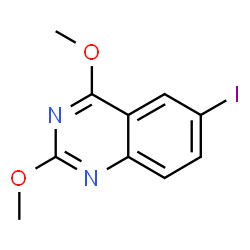 ChemSpider 2D Image | 6-Iodo-2,4-dimethoxyquinazoline | C10H9IN2O2