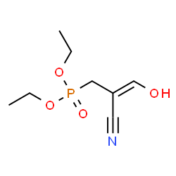 ChemSpider 2D Image | Diethyl [(2E)-2-cyano-3-hydroxy-2-propen-1-yl]phosphonate | C8H14NO4P