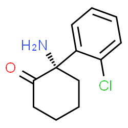 ChemSpider 2D Image | (S)-norketamine | C12H14ClNO