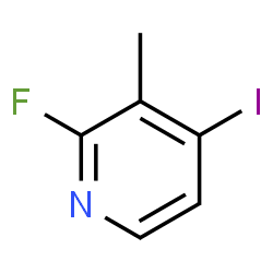 ChemSpider 2D Image | 2-Fluoro-4-iodo-3-picoline | C6H5FIN