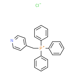 ChemSpider 2D Image | Triphenyl(4-pyridinylmethyl)phosphonium chloride | C24H21ClNP