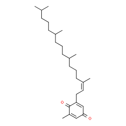 ChemSpider 2D Image | 2-Methyl-6-[(2Z)-3,7,11,15-tetramethyl-2-hexadecen-1-yl]-1,4-benzoquinone | C27H44O2