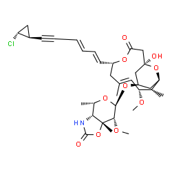 ChemSpider 2D Image | callipeltoside A | C35H48ClNO10