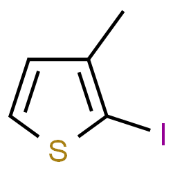 ChemSpider 2D Image | 2-Iodo-3-methylthiophene | C5H5IS