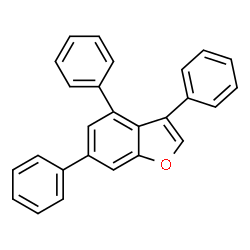 ChemSpider 2D Image | 3,4,6-Triphenyl-1-benzofuran | C26H18O