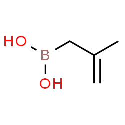 ChemSpider 2D Image | (2-Methyl-2-propen-1-yl)boronic acid | C4H9BO2