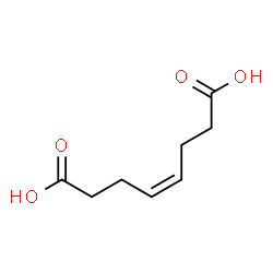 ChemSpider 2D Image | cis-4-Octenedioic acid | C8H12O4