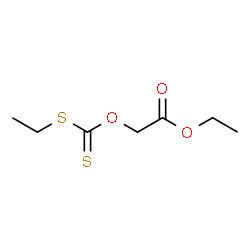 ChemSpider 2D Image | Ethyl {[(ethylsulfanyl)carbonothioyl]oxy}acetate | C7H12O3S2
