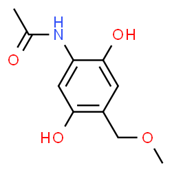 ChemSpider 2D Image | N-[2,5-Dihydroxy-4-(methoxymethyl)phenyl]acetamide | C10H13NO4
