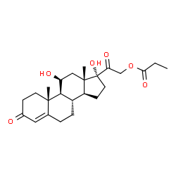 ChemSpider 2D Image | Cortisol, 21-propionate | C24H34O6