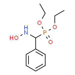 ChemSpider 2D Image | Diethyl [(hydroxyamino)(phenyl)methyl]phosphonate | C11H18NO4P