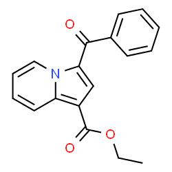 ChemSpider 2D Image | Ethyl 3-benzoyl-1-indolizinecarboxylate | C18H15NO3