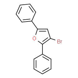 ChemSpider 2D Image | 3-Bromo-2,5-diphenylfuran | C16H11BrO