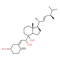 ChemSpider 2D Image | (3S,5Z,7R,8beta,14xi,22E)-9,10-Secoergosta-5,10,22-triene-3,7,8-triol | C28H46O3