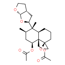 ChemSpider 2D Image | 14,15-dihydroclerodin | C24H36O7