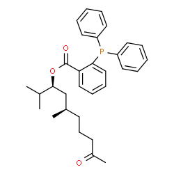 ChemSpider 2D Image | (3S,5R)-2,5-Dimethyl-9-oxo-3-decanyl 2-(diphenylphosphino)benzoate | C31H37O3P