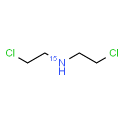 ChemSpider 2D Image | 2-Chloro-N-(2-chloroethyl)ethan(~15~N)amine | C4H9Cl215N