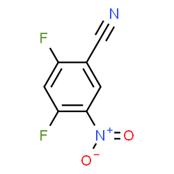 ChemSpider 2D Image | 2,4-Difluoro-5-nitrobenzonitrile | C7H2F2N2O2