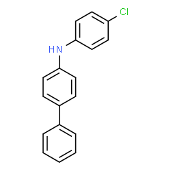 ChemSpider 2D Image | N-(4-Chlorophenyl)-4-biphenylamine | C18H14ClN