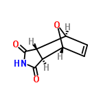 InChI=1/C8H7NO3/c10-7-5-3-1-2-4(12-3)6(5)8(11)9-7/h1-6H,(H,9,10,11)/t3-,4+,5-,6-/m1/s1