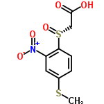 InChI=1/C9H9NO5S2/c1-16-6-2-3-8(7(4-6)10(13)14)17(15)5-9(11)12/h2-4H,5H2,1H3,(H,11,12)/t17-/m1/s1