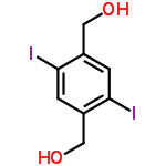 InChI=1/C8H8I2O2/c9-7-1-5(3-11)8(10)2-6(7)4-12/h1-2,11-12H,3-4H2