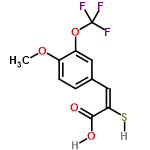 InChI=1/C11H9F3O4S/c1-17-7-3-2-6(5-9(19)10(15)16)4-8(7)18-11(12,13)14/h2-5,19H,1H3,(H,15,16)/b9-5+