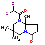 InChI=1/C12H18Cl2N2O2/c1-11(2)6-15-8(17)4-5-12(15,3)16(7-11)10(18)9(13)14/h9H,4-7H2,1-3H3