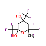 InChI=1/C9H9F9O3/c1-4(7(10,11)12)2-5(19,8(13,14)15)3-6(20,21-4)9(16,17)18/h19-20H,2-3H2,1H3